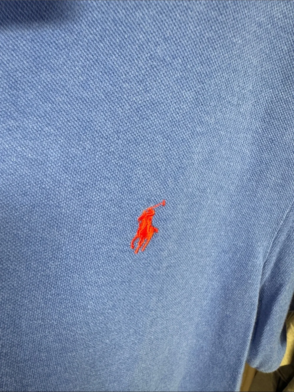 Ralph Lauren Royal Blue Polo with Red Pony Logo